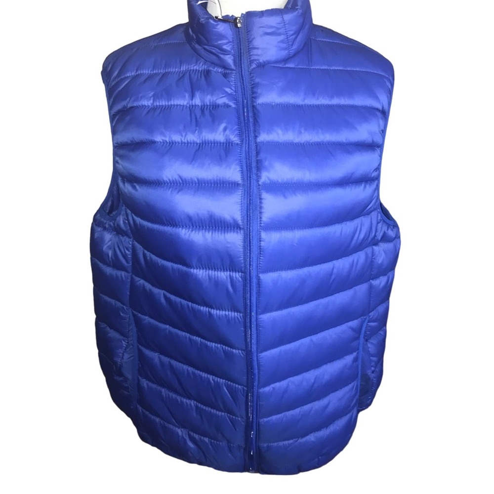 ESY Unisex Royal Blue Full Zip Vest Size 1XL